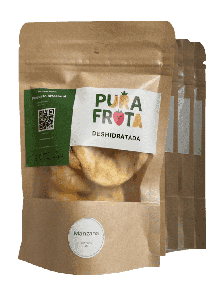 Empaque Plátano Deshidratado Pura Fruta